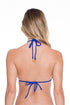 Luli Fama Blue Kiss Triangle Top